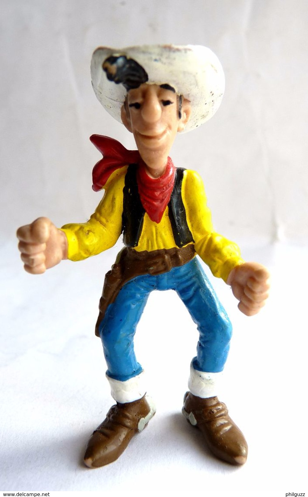 FIGURINE SCHLEICH LUCKY LUKE 1984 POING FERME (1) - Autres & Non Classés