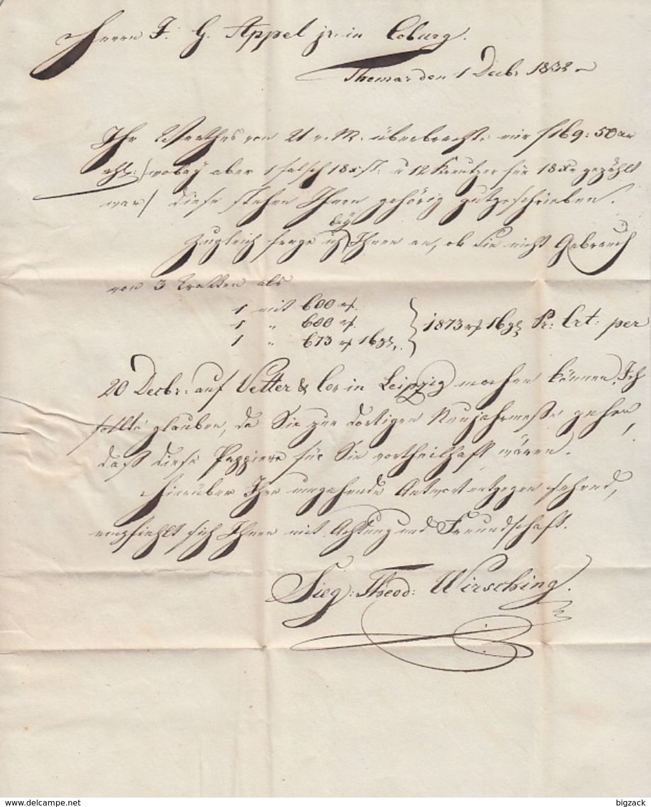 Brief L1 Themar 1.12.1832 Gel. Nach Coburg - Vorphilatelie