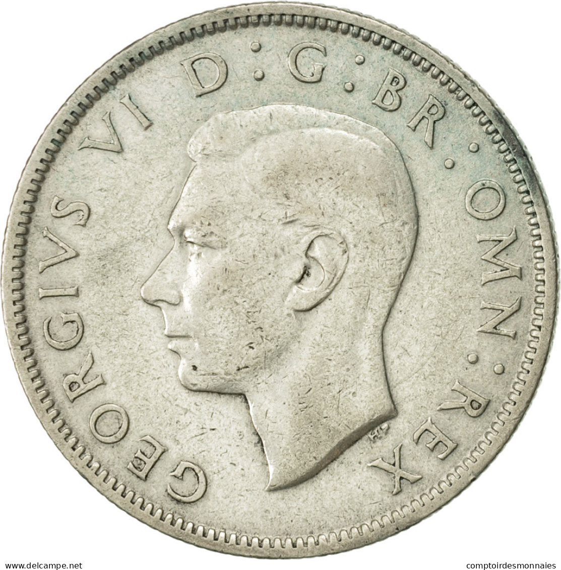 Monnaie, Grande-Bretagne, George VI, Florin, Two Shillings, 1942, TTB+, Argent - J. 1 Florin / 2 Shillings