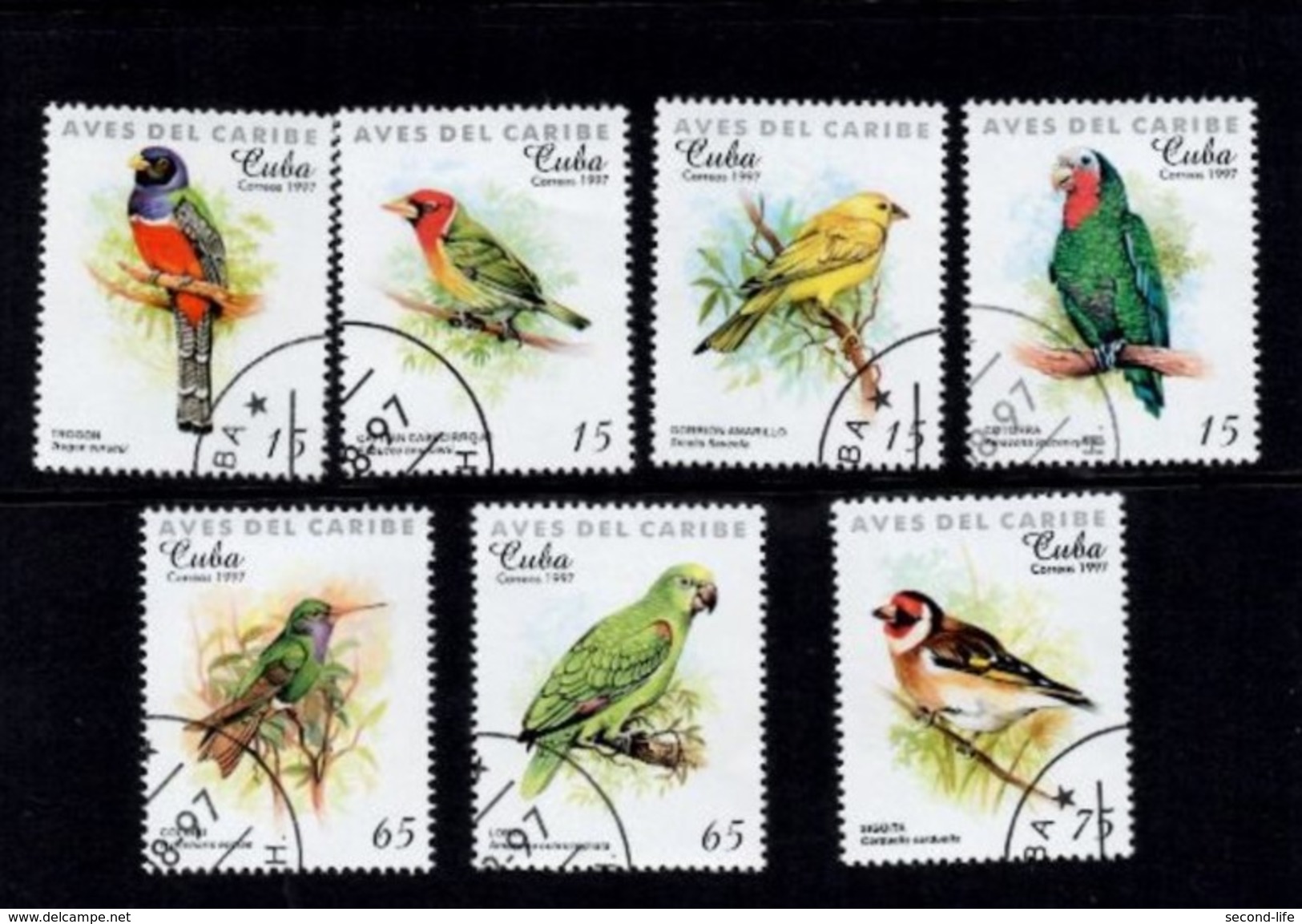Birds Aves Del Caribe. Cuba 1977 - Vorphilatelie