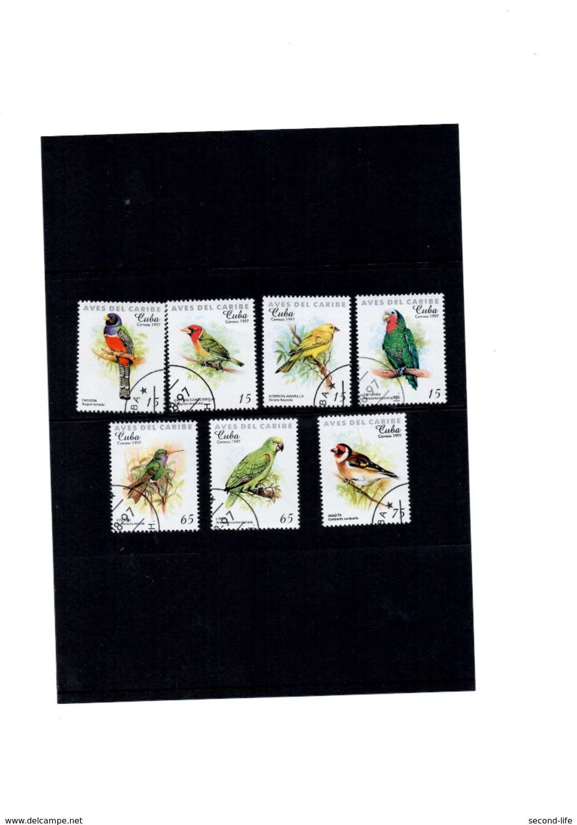 Birds Aves Del Caribe. Cuba 1977 - Prephilately