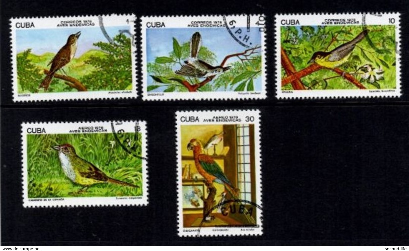 Correos Aves Endemicas. Cuba 1978 - Gebruikt