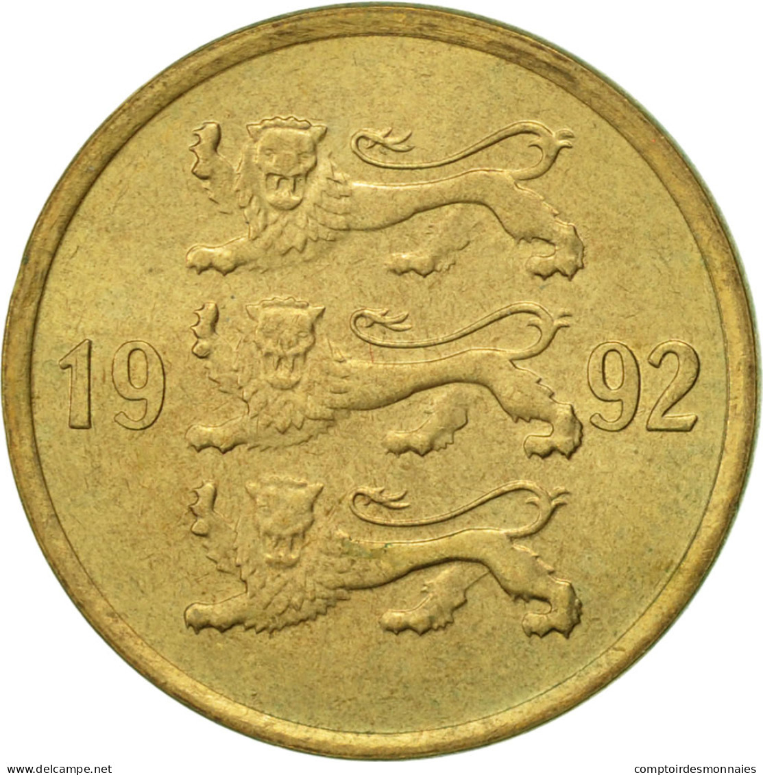 Monnaie, Estonia, 10 Senti, 1992, No Mint, SUP, Aluminum-Bronze, KM:22 - Estonia