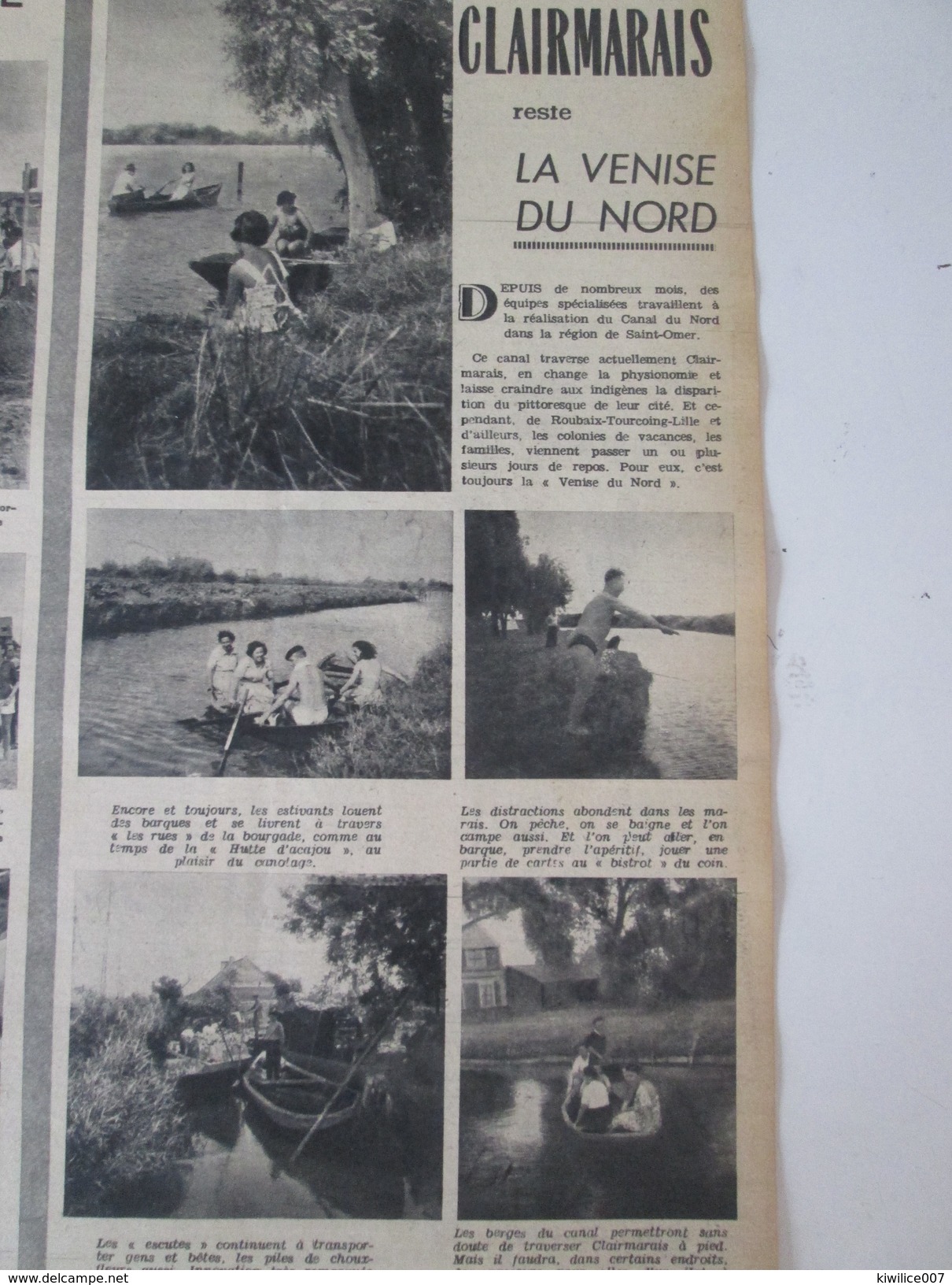 1949 CLAIRMARAIS  SAINt-Omer     La Venise Du Nord - Other & Unclassified