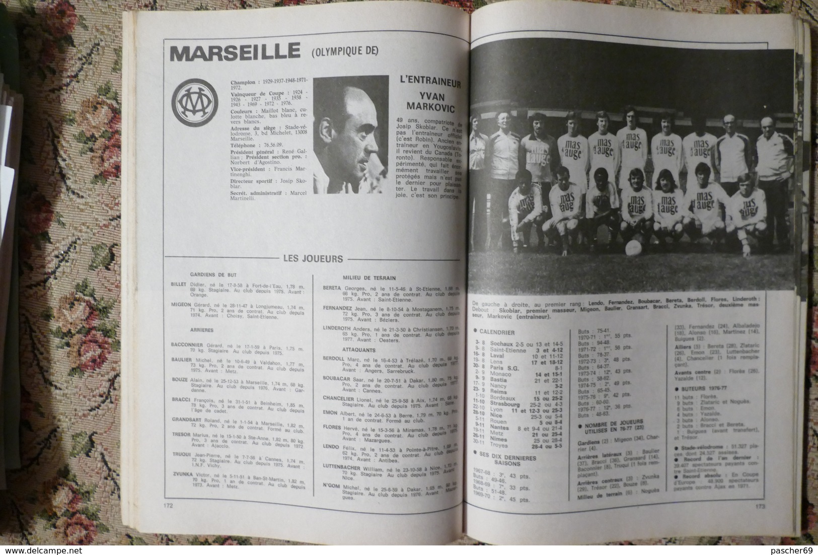 FOOTBALL 78 - Un an de foot -Evènements nationaux et internationaux de 76/77  / H 21