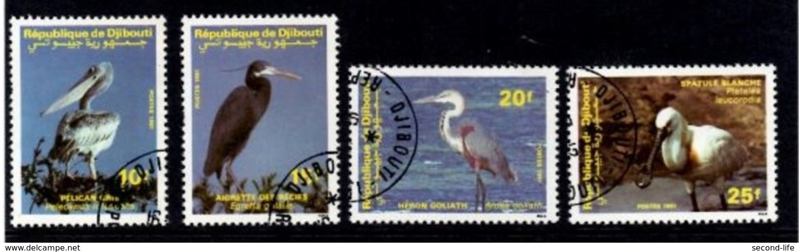 Birds République De Djibouti. 1991 - Djibouti (1977-...)