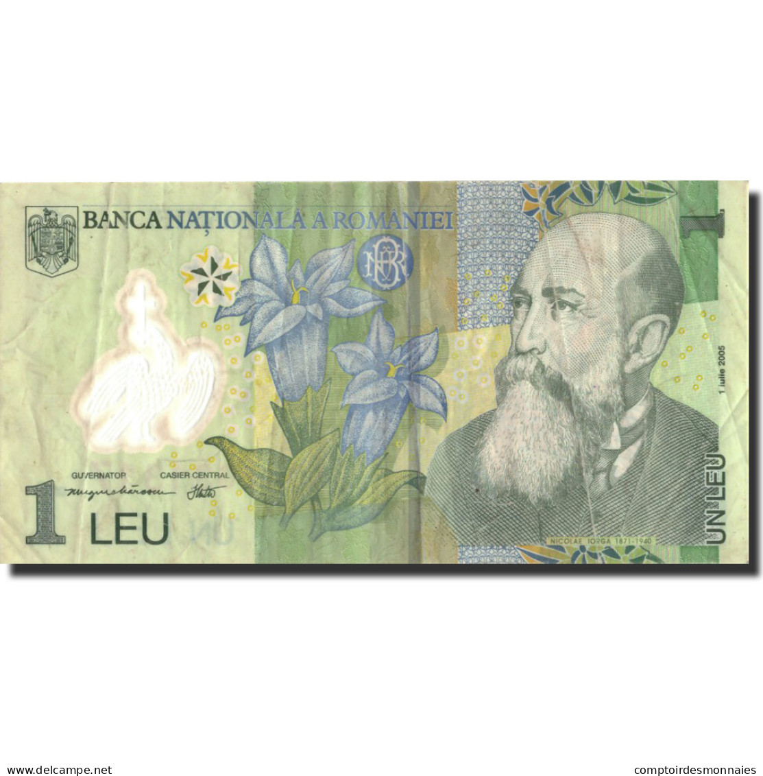 Billet, Roumanie, 1 Leu, 2005, 083A6631317, KM:117d, TTB - Roumanie