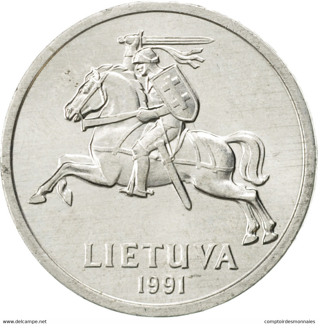 Monnaie, Lithuania, Centas, 1991, SUP, Aluminium, KM:85 - Litouwen