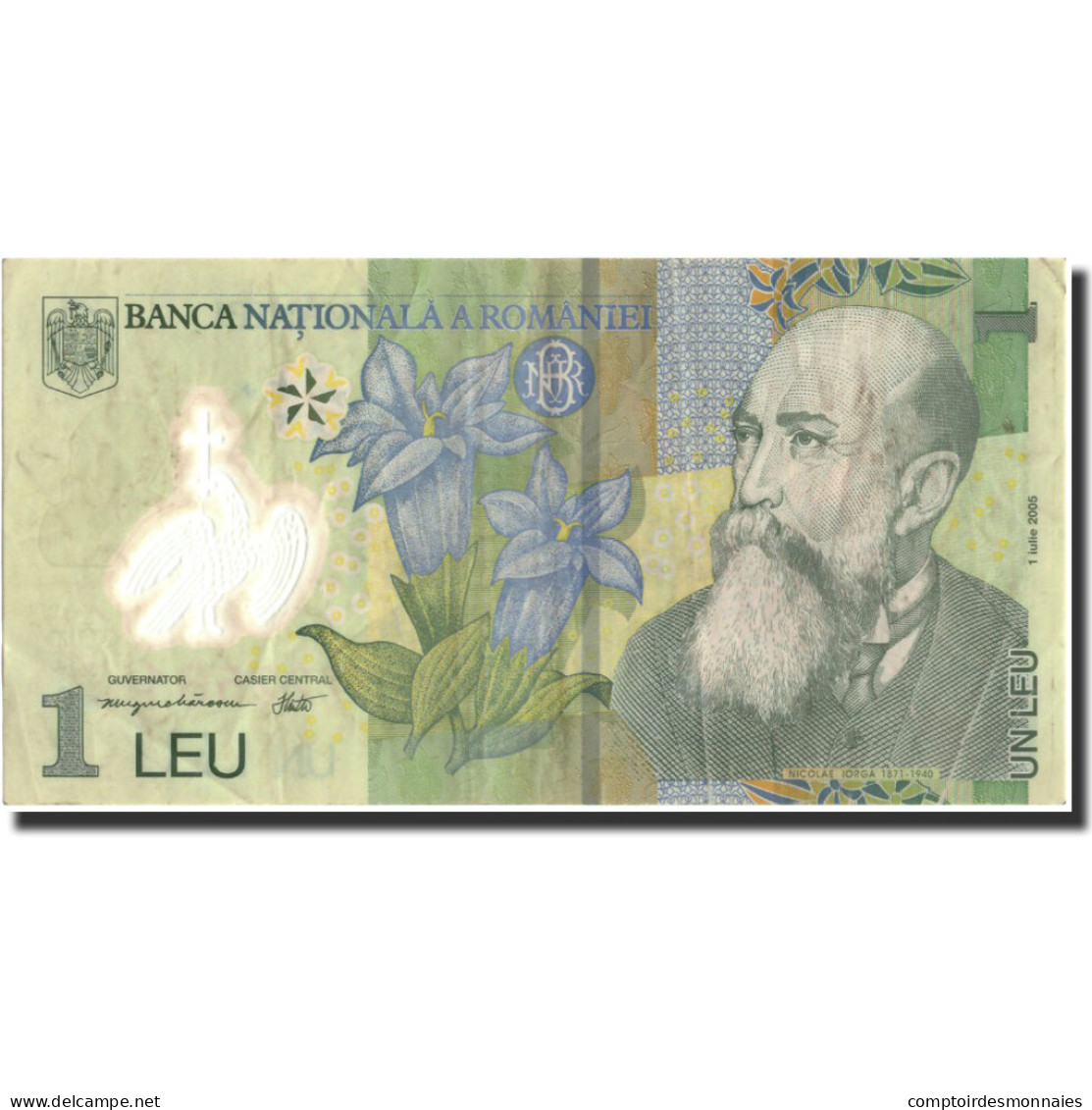 Billet, Roumanie, 1 Leu, 2005, 2005-07-01, KM:117b, TTB+ - Rumania