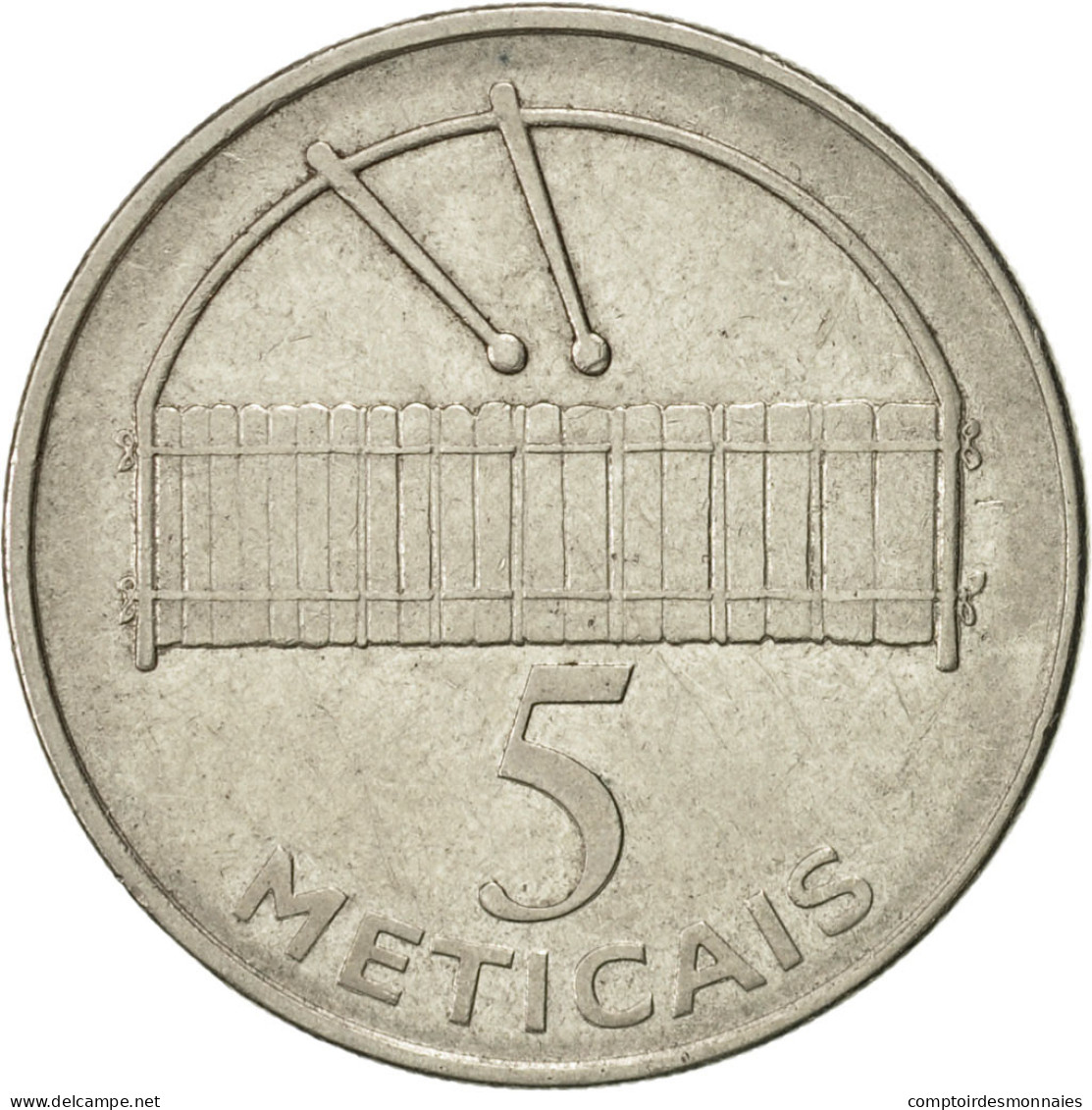 Monnaie, Mozambique, 5 Meticais, 2006, SUP, Nickel Plated Steel, KM:139 - Mozambique