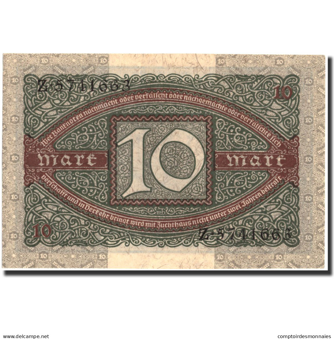 Billet, Allemagne, 10 Mark, 1920, 1920-02-06, KM:67a, SUP+ - 10 Mark