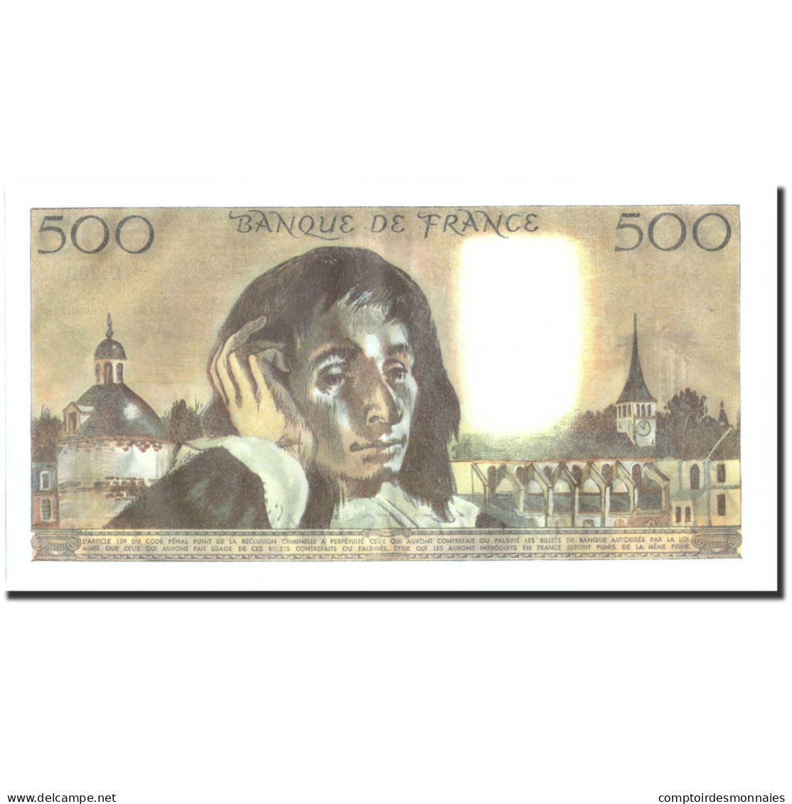 Billet, France, 500 Francs, 1984, 1984-01-05, SUP+, Fayette:71.30, KM:156e - 500 F 1968-1993 ''Pascal''
