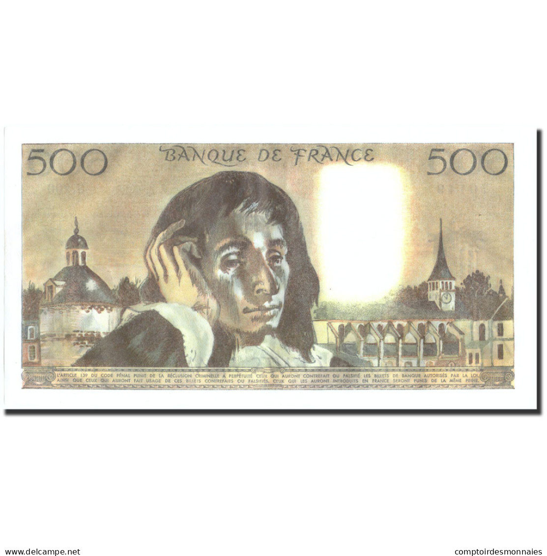 Billet, France, 500 Francs, 1984, 1984-01-05, SPL, Fayette:71.30, KM:156e - 500 F 1968-1993 ''Pascal''