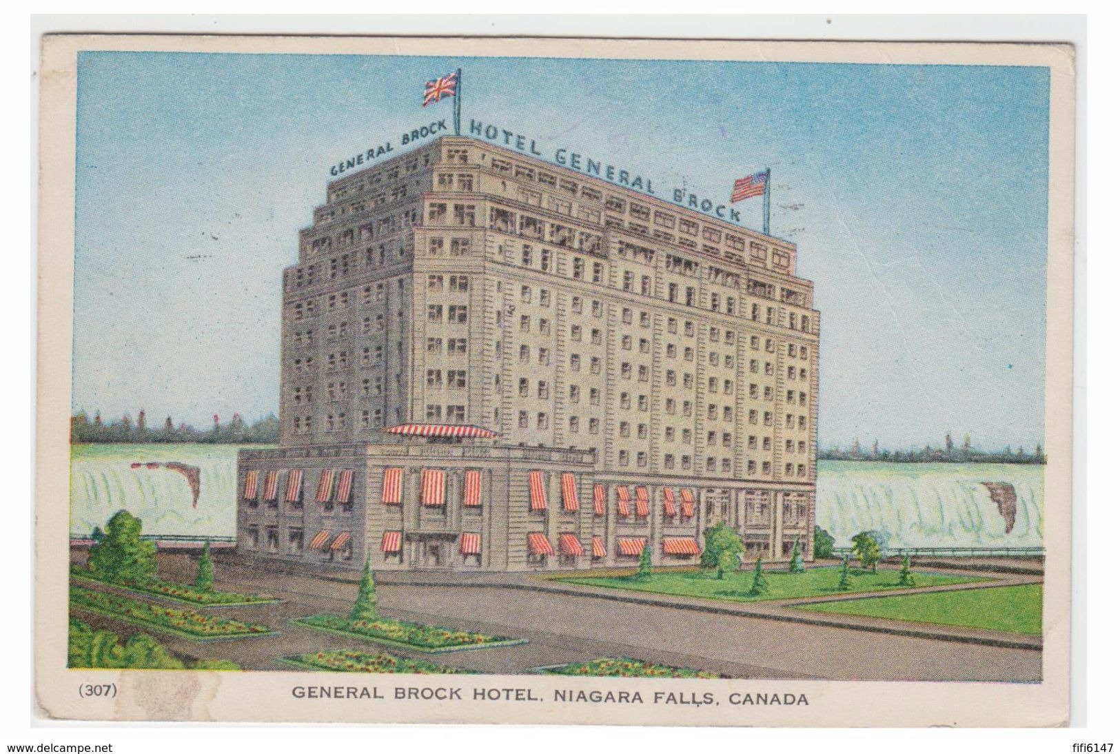 CANADA --ONTARIO -- GENERAL BROCK HOTEL -- NIAGARA FALLS -- CP 1949 - Chutes Du Niagara