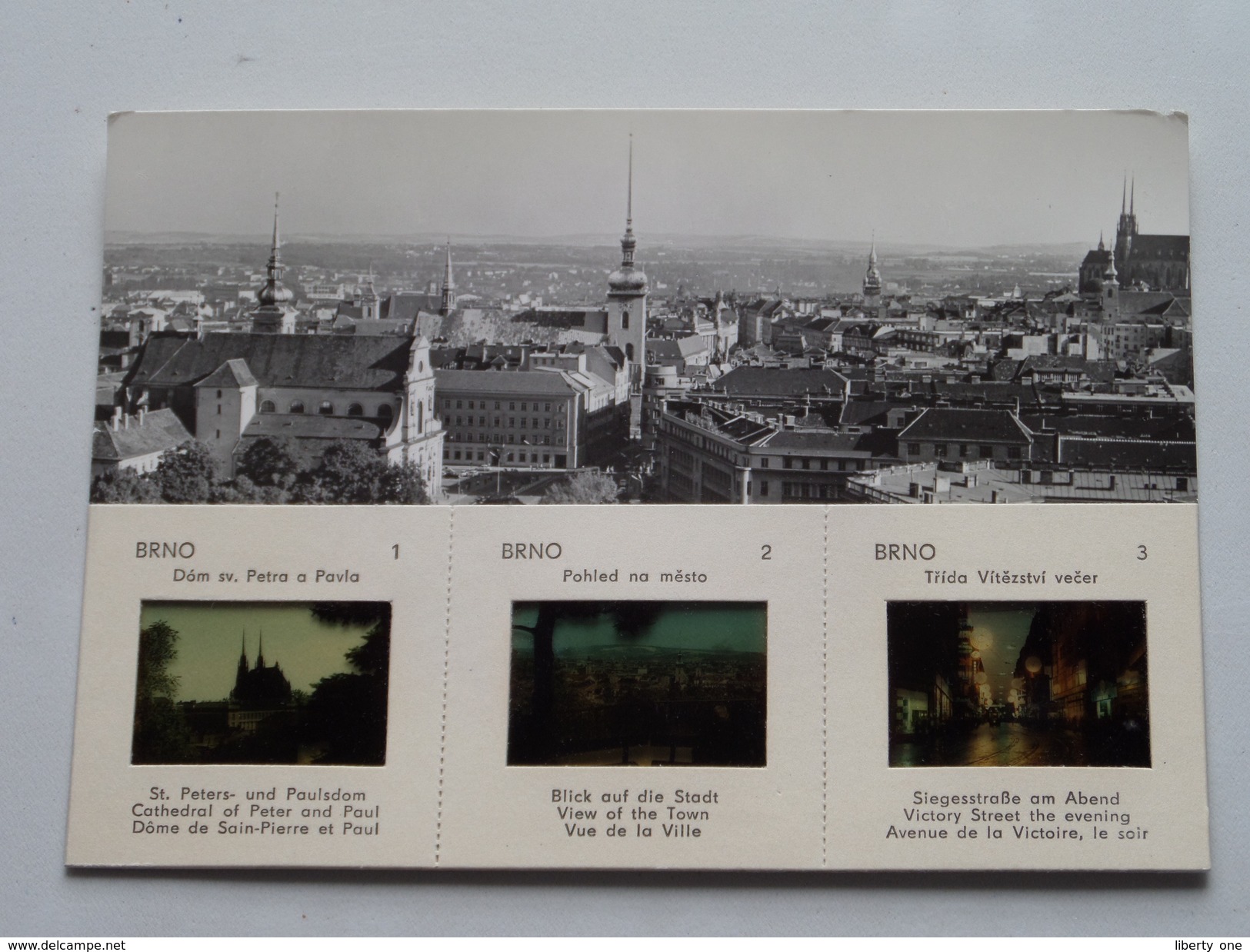 BRNO ( Zie Foto's / Dia's With 1/2 Postcard ) Anno ( Orbis CSSR 1967 ! - Dias