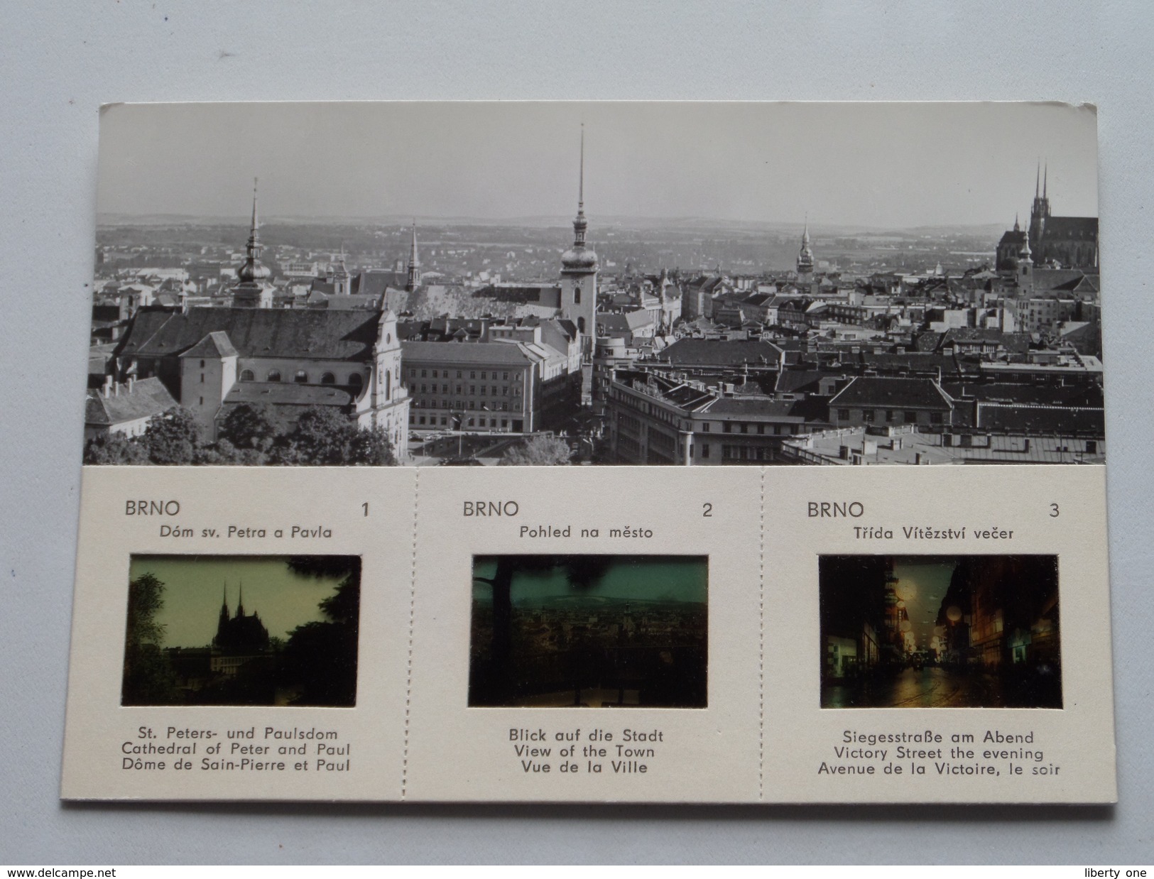 BRNO ( Zie Foto's / Dia's With 1/2 Postcard ) Anno ( Orbis CSSR 1967 ! - Diapositive