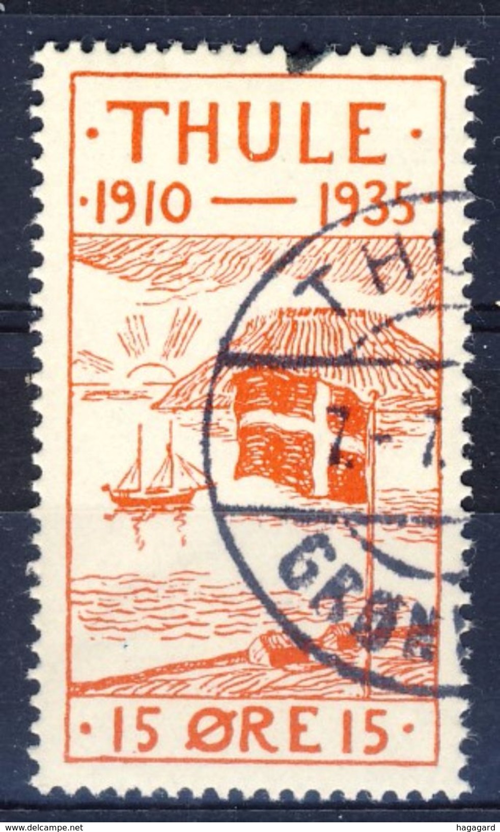 +Greenland / Thule 1935. Michel 2. Cancelled - Thulé