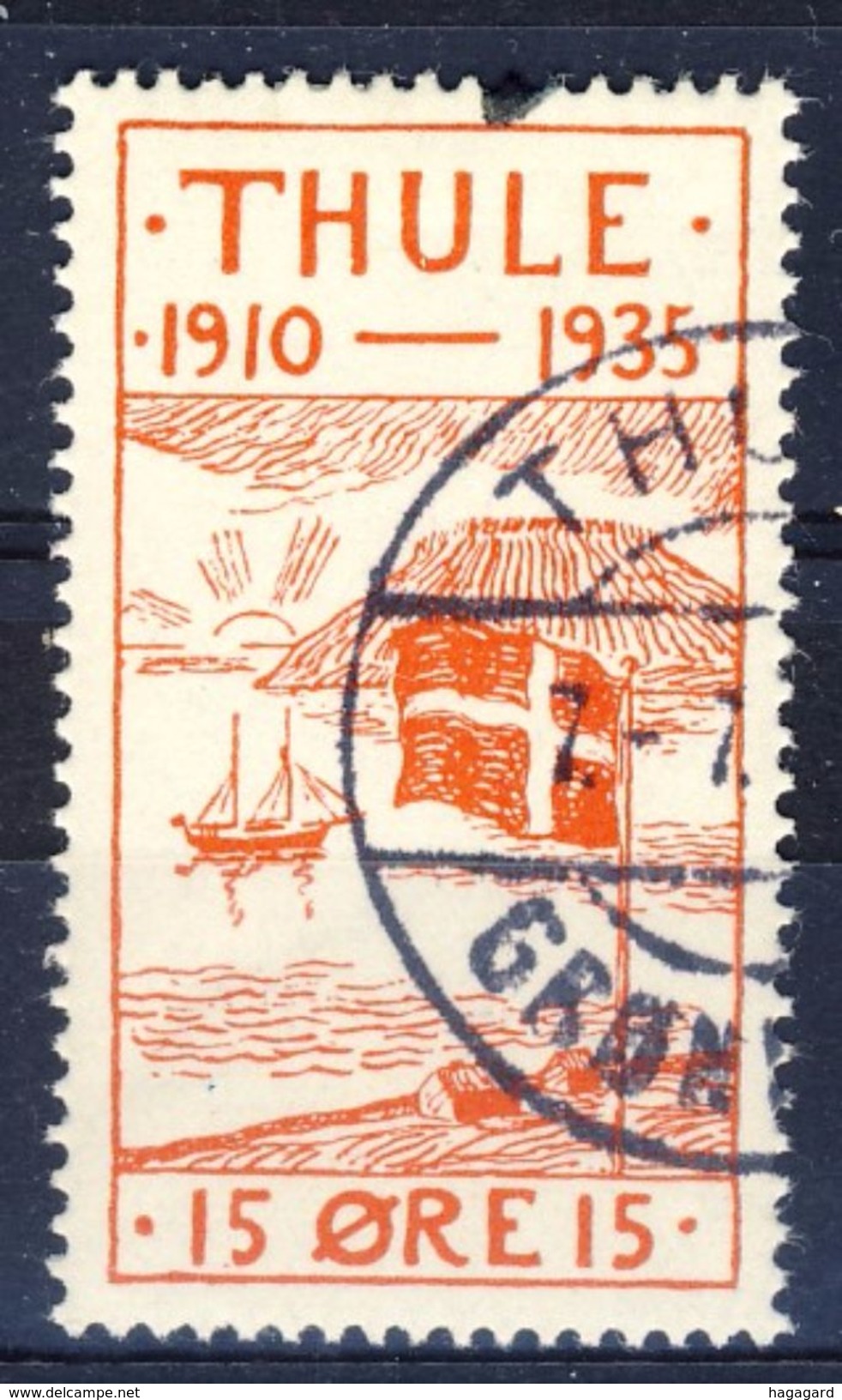 +Greenland / Thule 1935. Michel 2. Cancelled - Thule