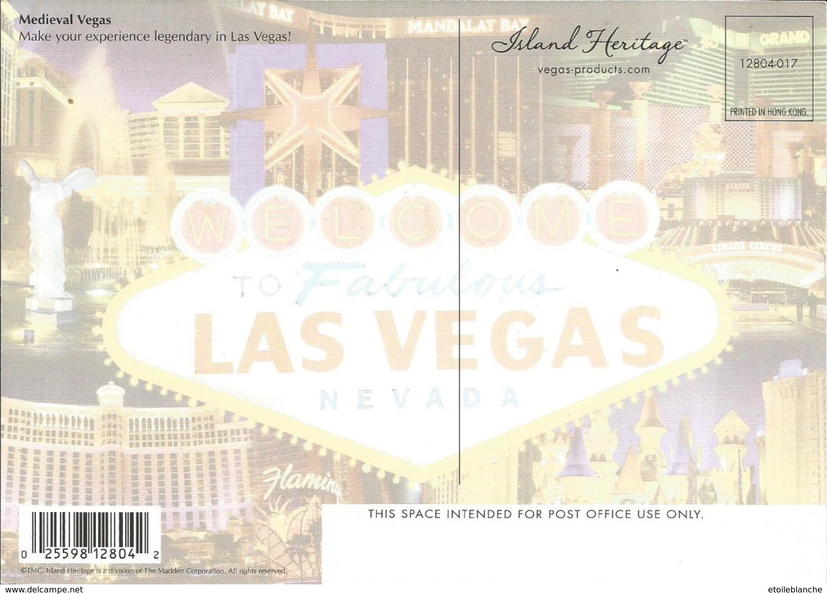 CPM USA Nevada Las Vegas - Medieval: Make Your Experience Legendary! Chateau Tours Lumières Paillettes - Las Vegas
