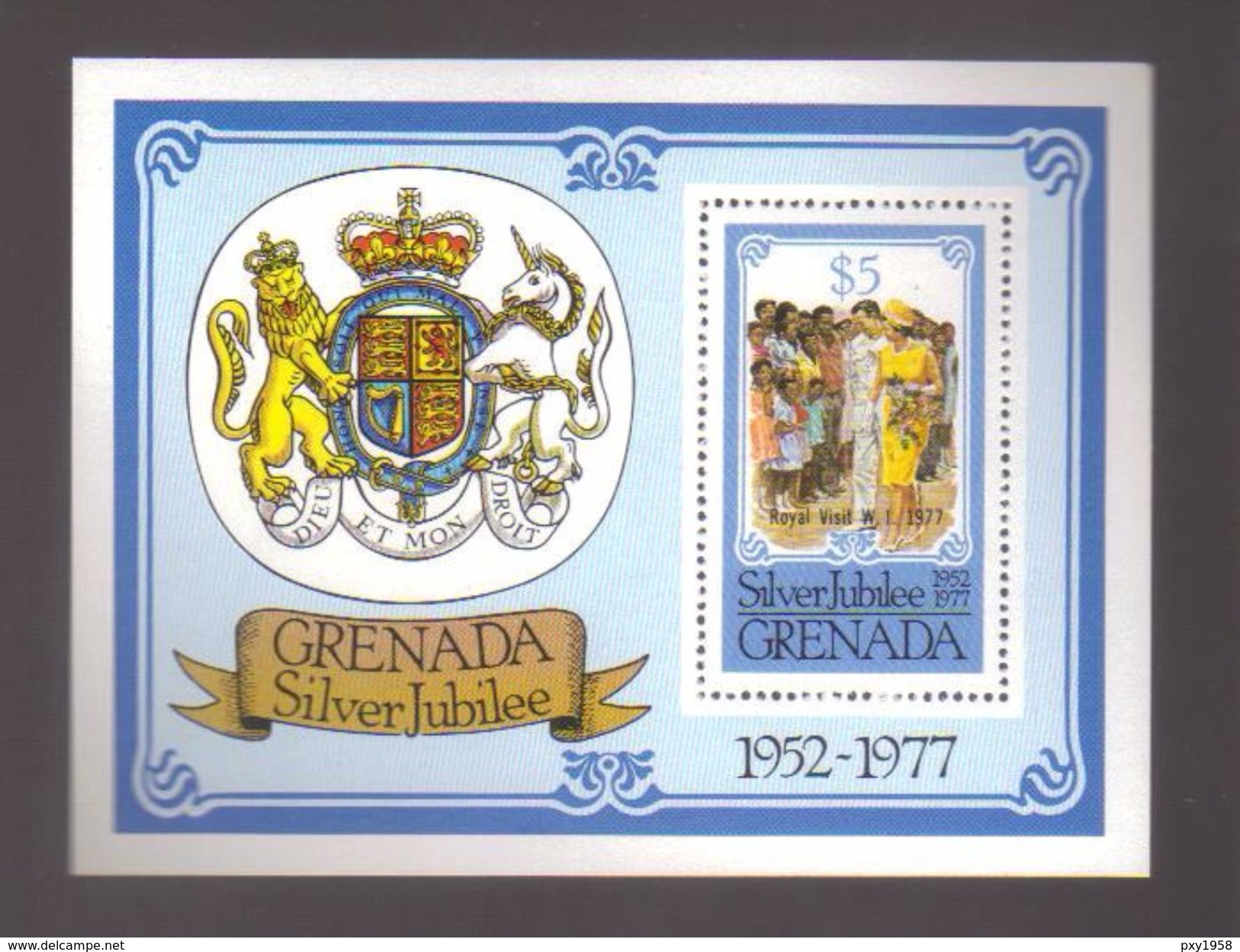 5997-Grenada Minisheet Stanley Gibbons MS862 ** Mnh - Grenada (1974-...)