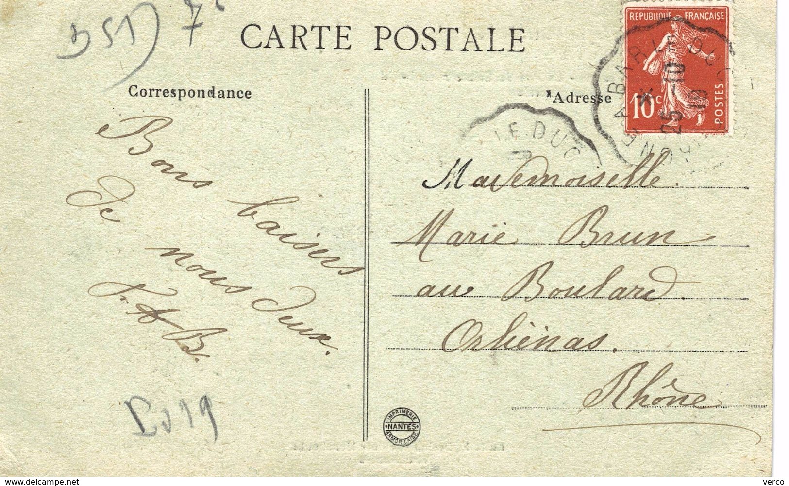 Carte Postale Ancienne De  LA NEUVILLE Au PONT - Autres & Non Classés