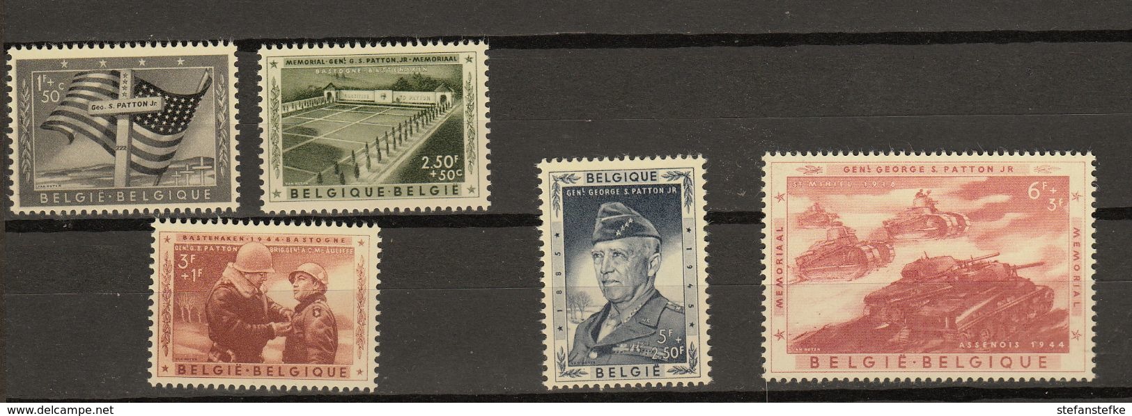 Belgie - Belgique Ocb Nr : 1032 - 1036 ** MNH   (zie  Scan) Patton - Unused Stamps