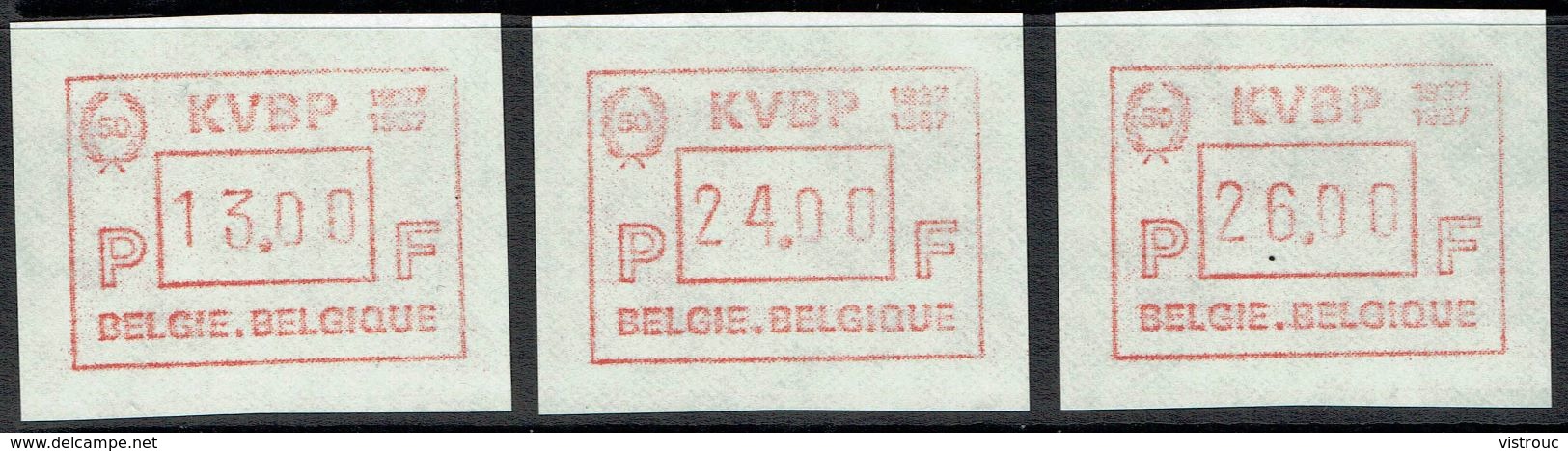 ATM 68 ** - 3 Vignettes - K.V.B.P. 1988. - Moins De 20 % De La Cote C.O.B.. - Autres & Non Classés