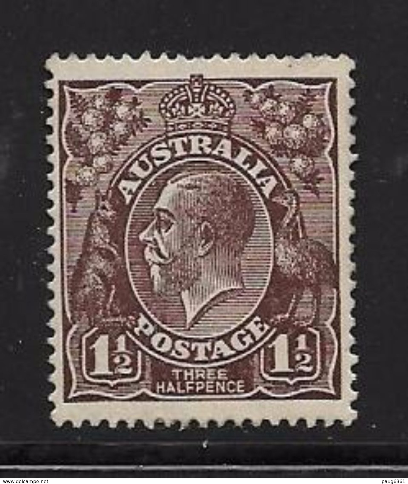 AUSTRALIE 1914/23 GEORGE V  YVERT N°22  NEUF NG - Neufs