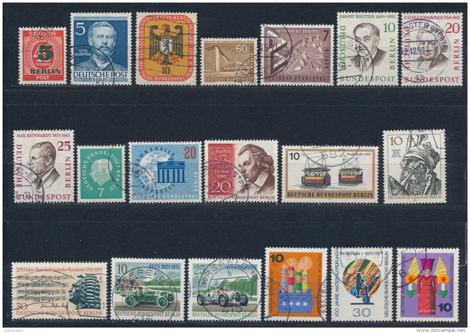 Duitsland/Germany/Allemagne/Deutschland Berlijn/Berlin 19491987 80+ (5 Scans)(Gebr/used/obl/o)(2689) - Verzamelingen