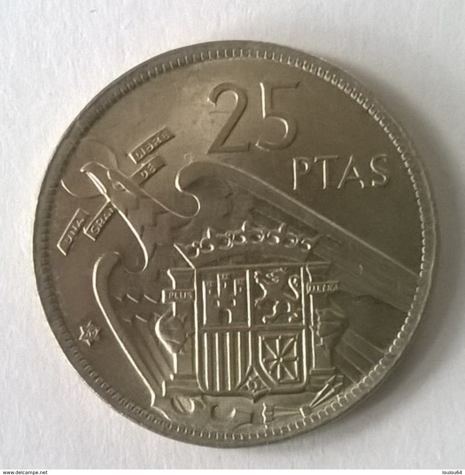 Espagne - 25 Pesetas 1957 - Francisco Franco - - 25 Pesetas