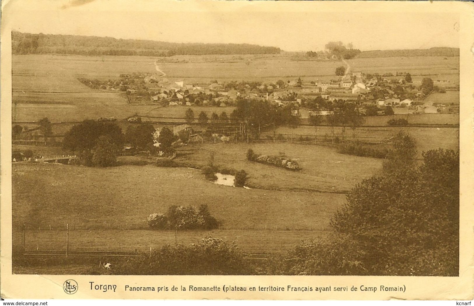 CP De TORGNY " Panorama Pris De La Romanette ( Plateau En Territoire Français Ayant Servi De Camp Romain " - Rouvroy