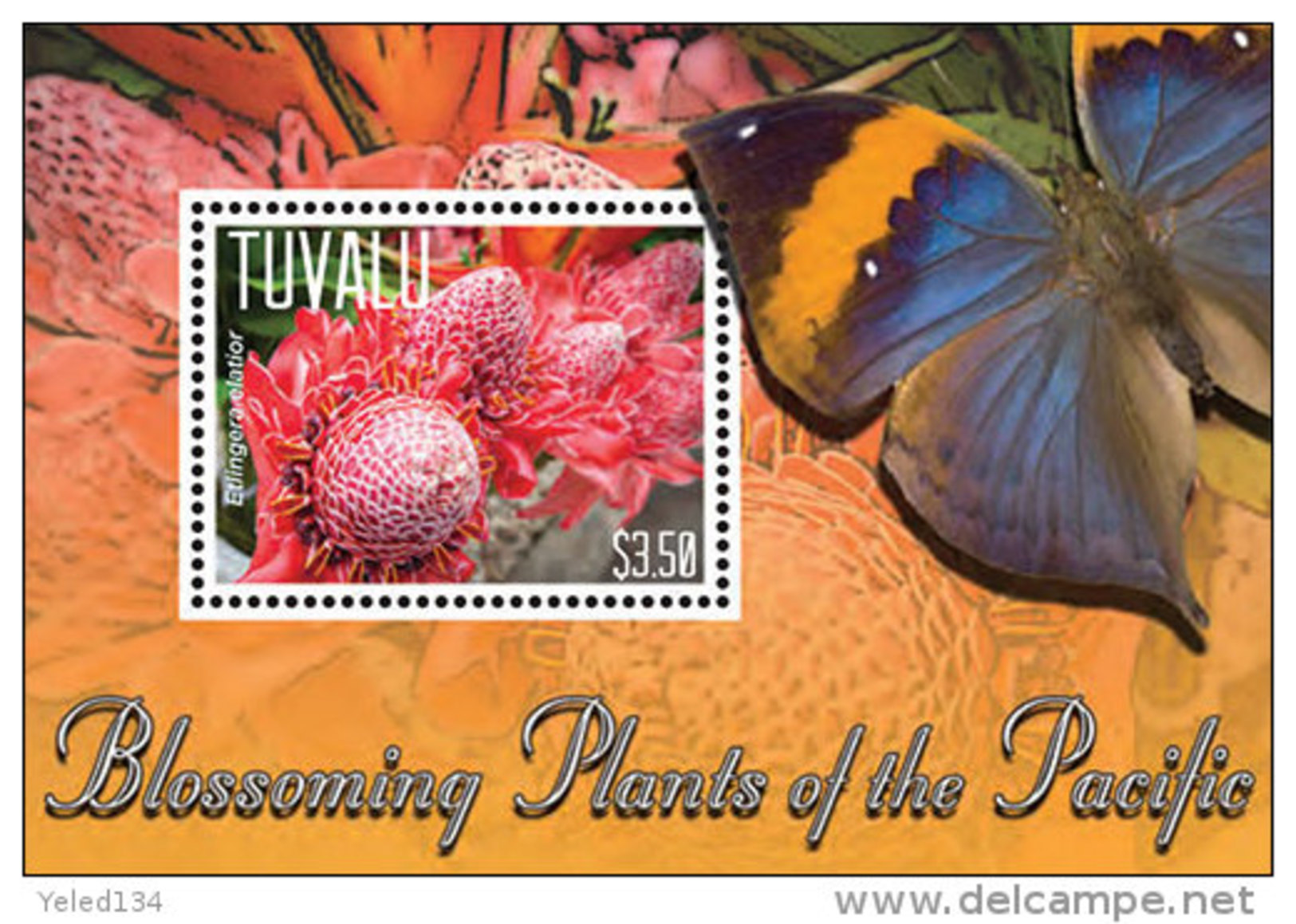 TUVALU  1241 ;  IGPC 1304 S ; MINT N H STAMPS ( BLOSSOMING PLANTS ; FLOWERS - Tuvalu (fr. Elliceinseln)