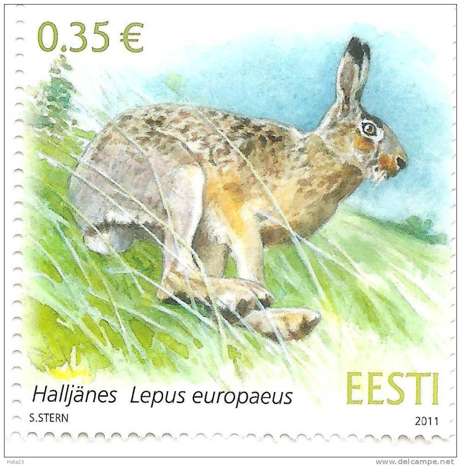 Estonia 2011 MNH Stamp European Brown Hare ,Rabbit - Estland