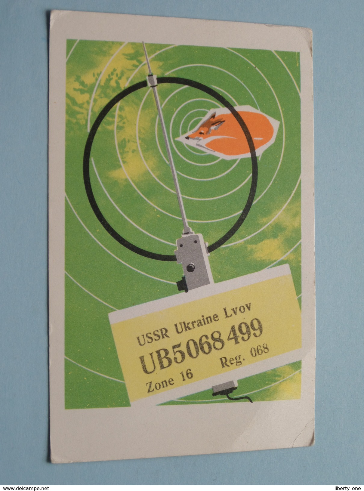 USSR Ukraine Lvov UB5068499 Zone 16 - Reg. 068 > FM7AV - 1981 ( Zie Foto Voor Details ) - Radio-amateur