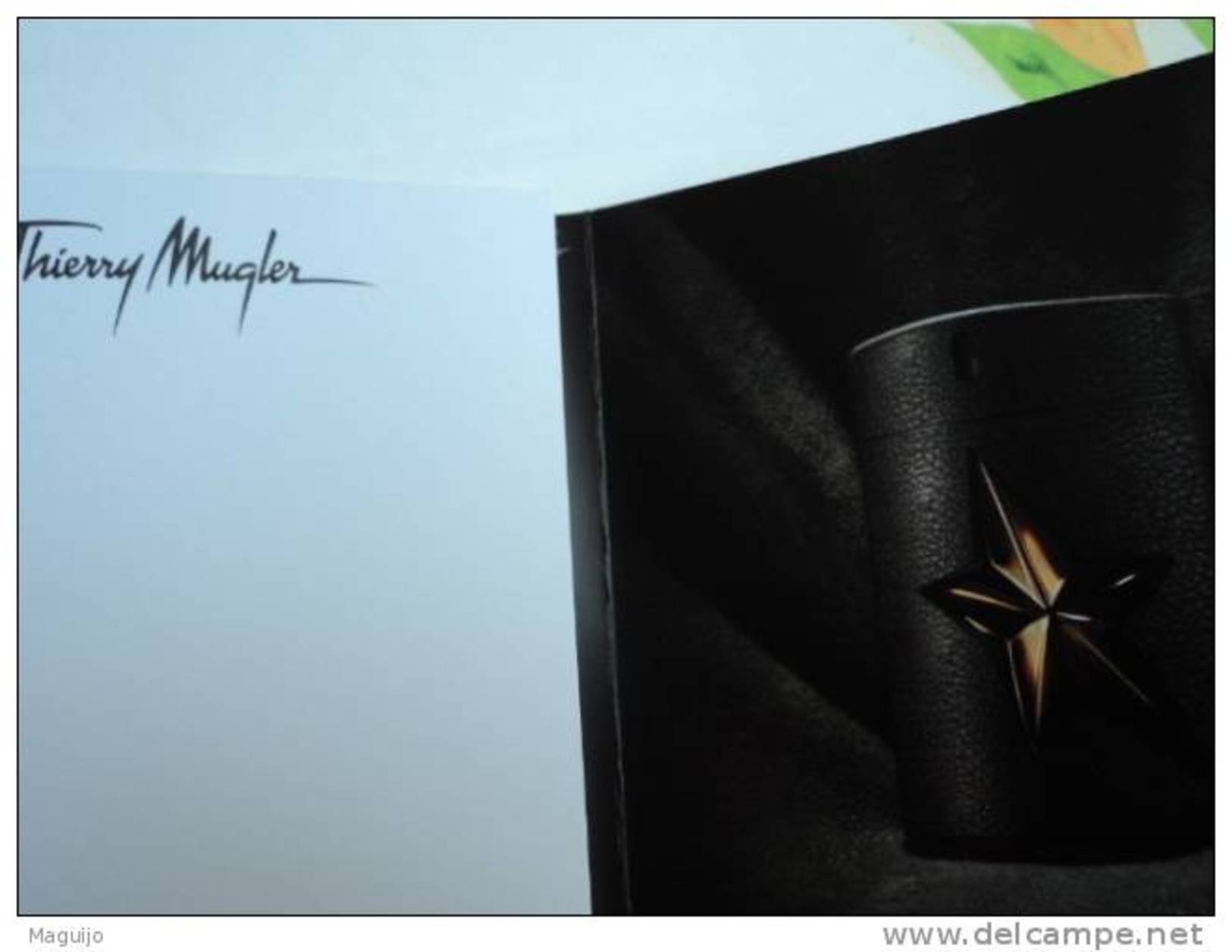 MUGLER" A*MEN" BLOC NOTES"PURE CUIR "2012 TTES LES PAGES SONT SIGLEES  SIGLEES  LIRE !!! - Miniatures Hommes (sans Boite)