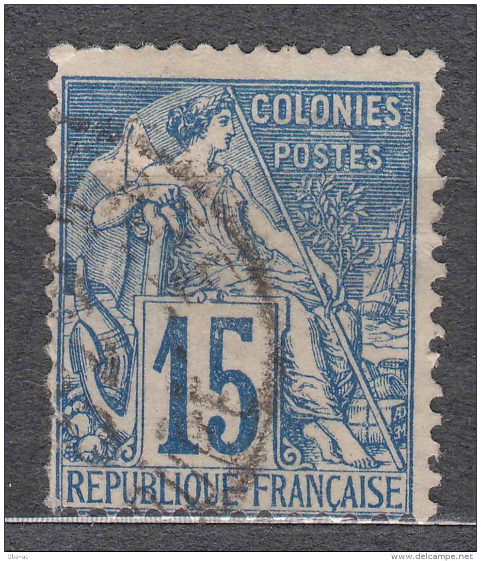 Colonies General Issues 1881 Yvert#51 Used - Alphée Dubois