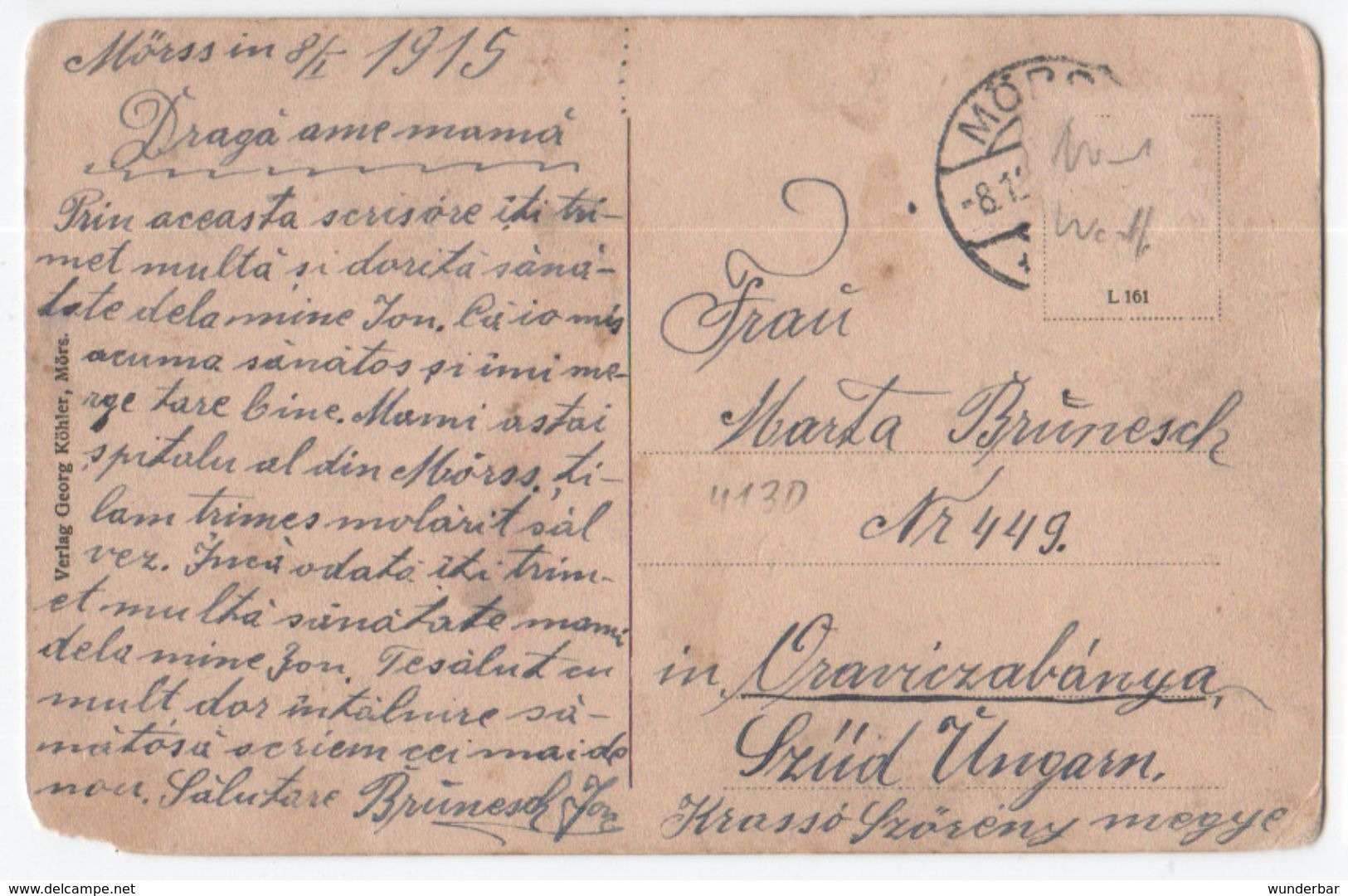 Mörs - Krankenhaus Bethanien  1915  (z5375) - Moers