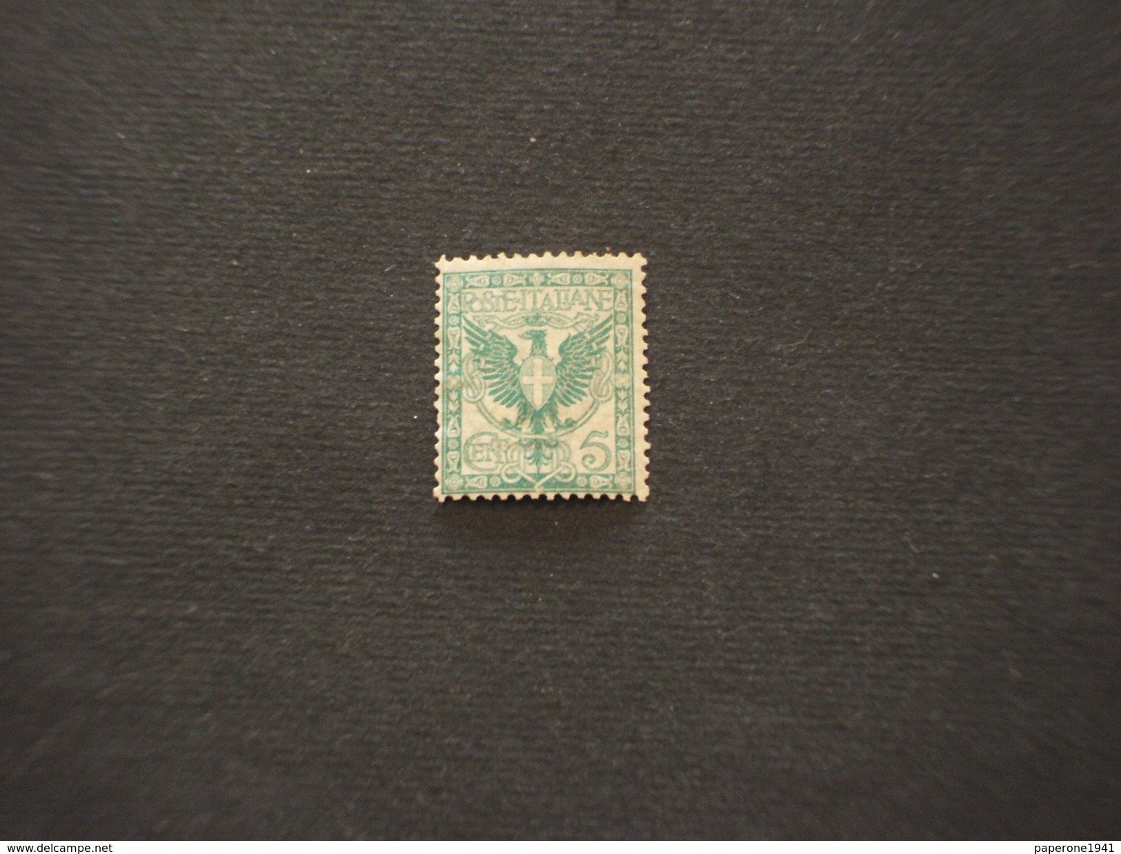 ITALIA REGNO - 1901 STEMMA 5 C. - NUOVO(+) - Oblitérés