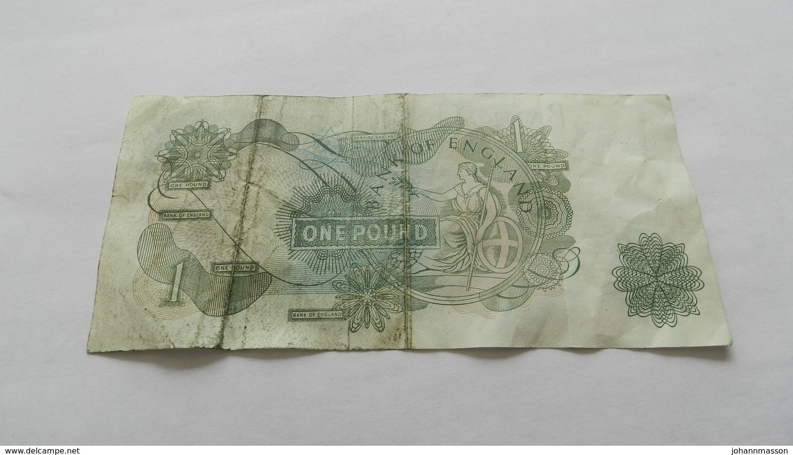 Billet One Pound  Numéros X83h103149 - Autres & Non Classés