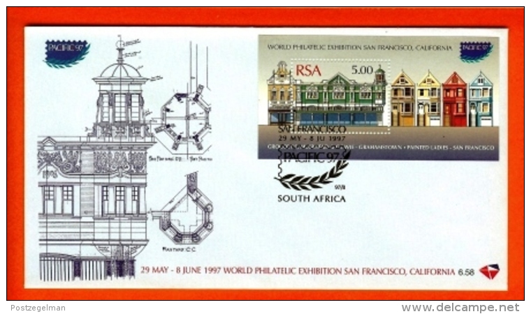 RSA, 1997, Mint F.D.C., MI 6-58, Block 56, Pacific 97 - Brieven En Documenten