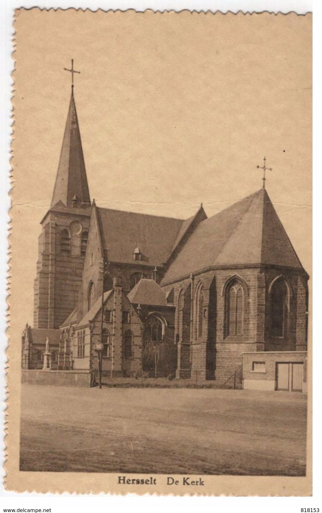 Hersselt  De Kerk (uitg.Fr.Milants,Familiepensioen) - Herselt