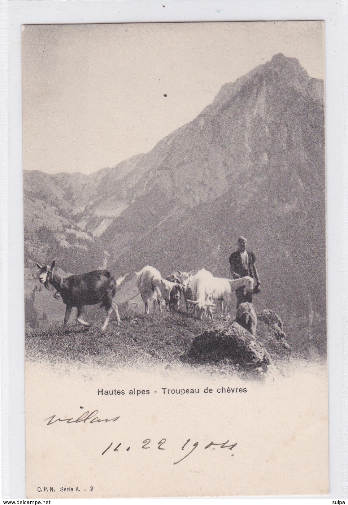 C.P.N. Série A. - 2. Hautes Alpes. Troupeau De Chèvres / Ziegen / Goats - Autres & Non Classés