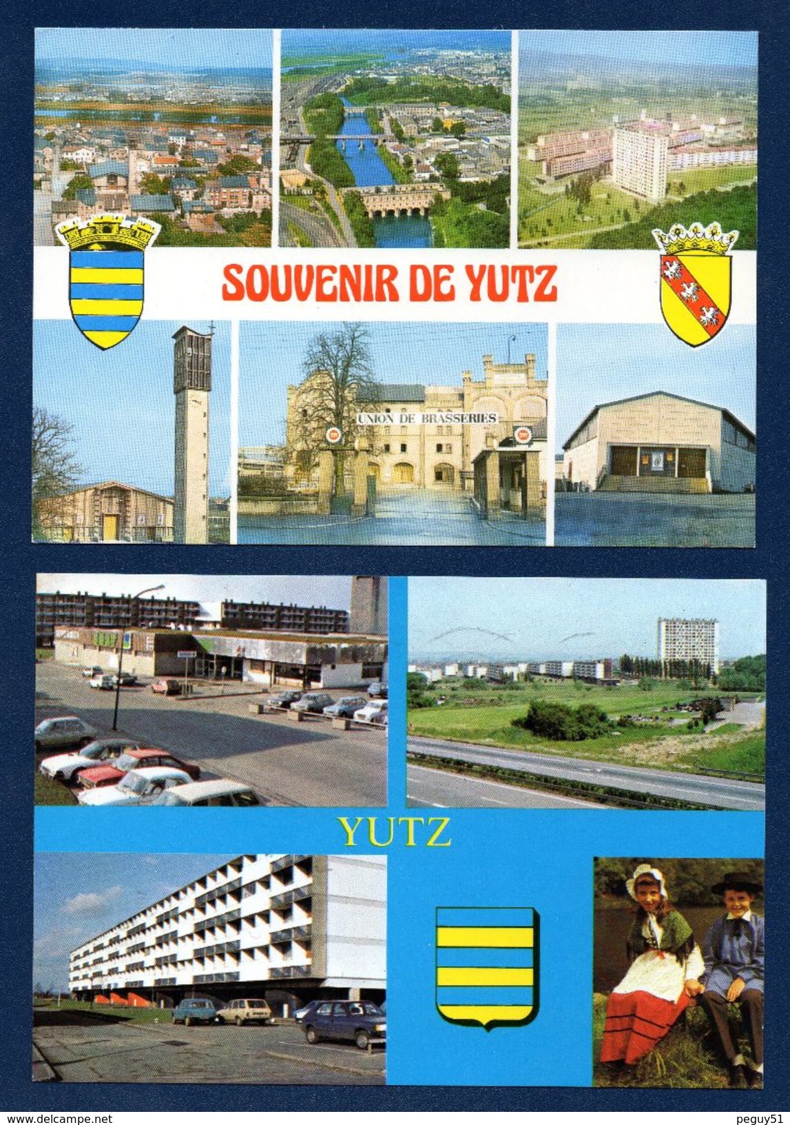57. Yutz. Lot De 14 Cartes. 1984-1987 - Autres & Non Classés
