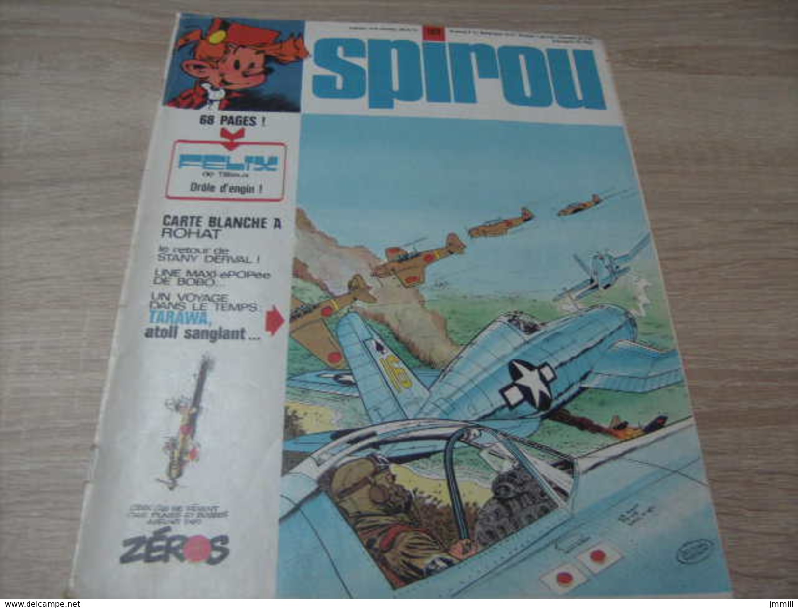 Supplement à Spirou 1872 Année 1974 : Tillieux : Felix  Drôle D'engin ! - Spirou Magazine