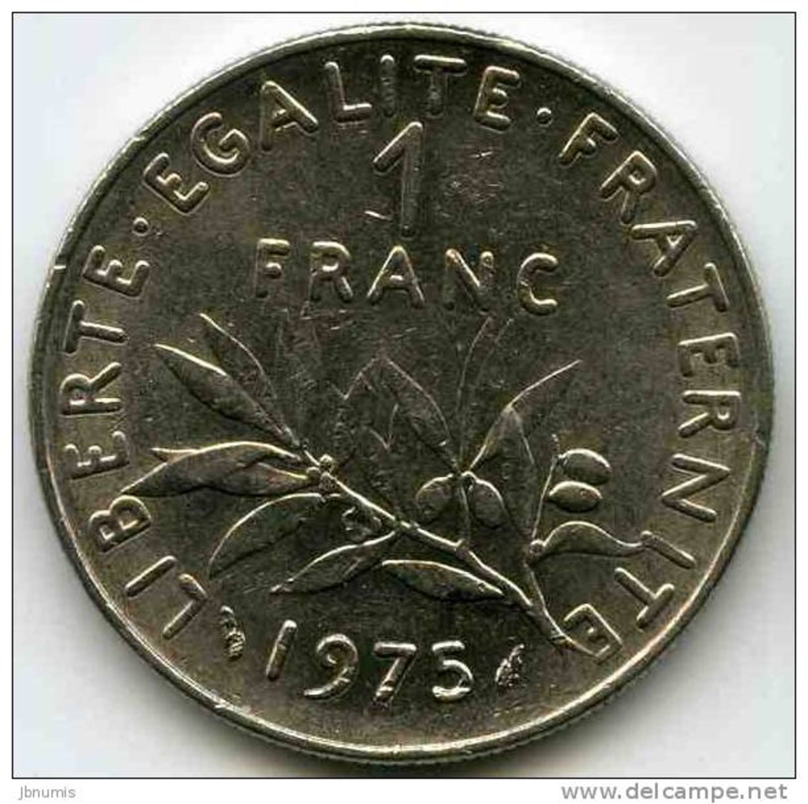 France 1 Franc 1975 GAD 474 KM 925.1 - 1 Franc