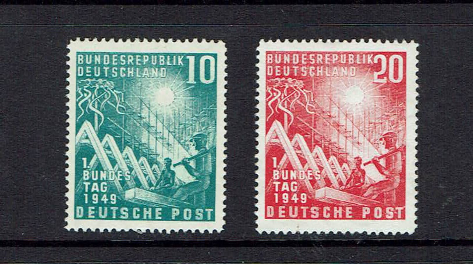 GERMANY...1949...mh - Unused Stamps