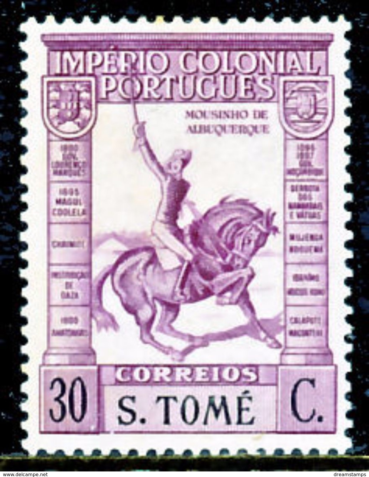 !										■■■■■ds■■ St.Thomas 1938 AF#303** Empire Short Inscription 30 Cent (x11613) - St. Thomas & Prince