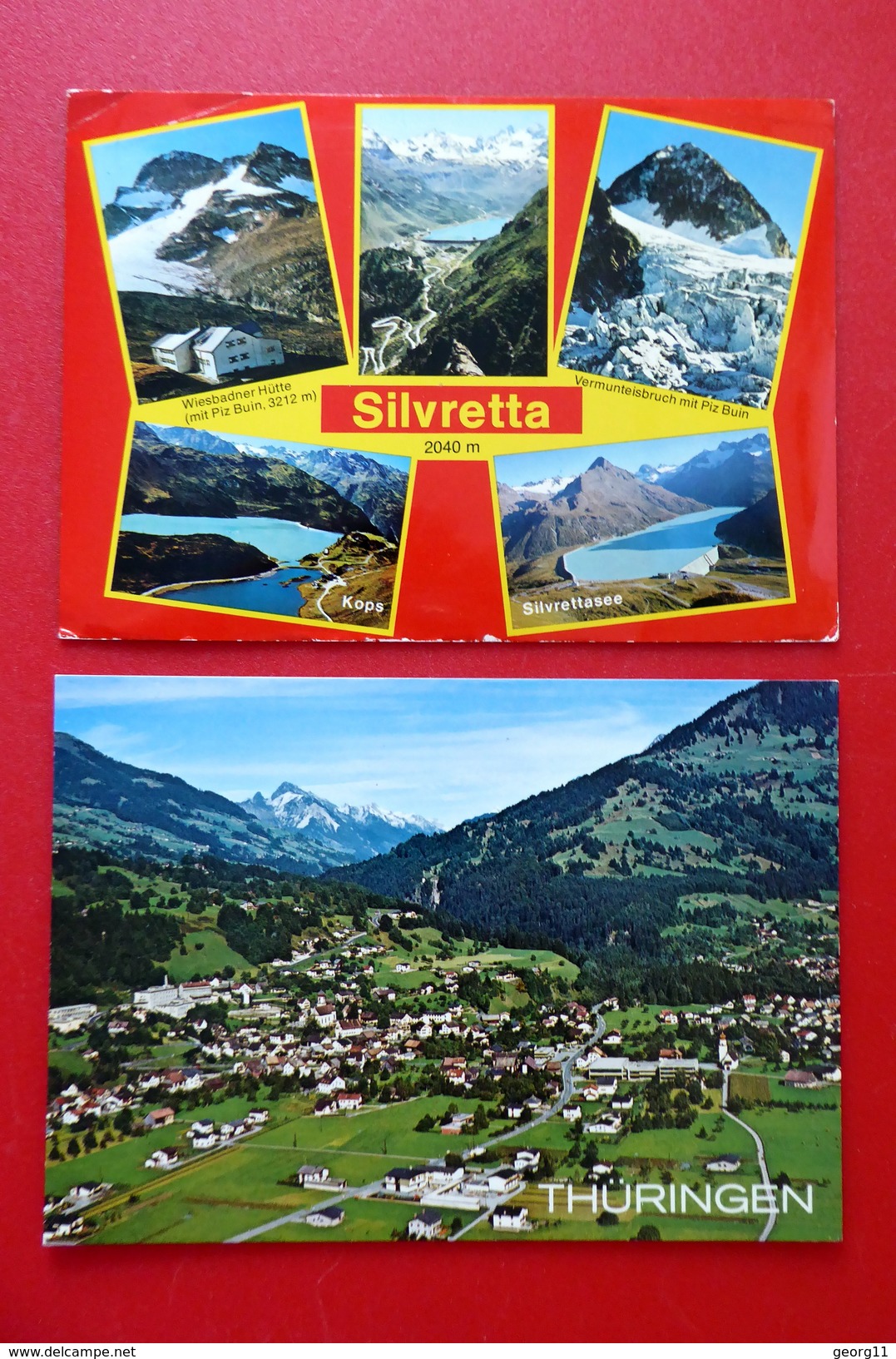 2 AK Thüringen - Bludenz - Vorarlberg - Silvretta Alpen - 1976 - Bludenz