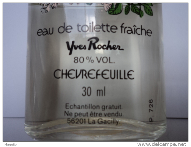 YVES ROCHER " CHEVREFEUILLE" MINI 30 ML EDT FRAICHE MENTION DE GRATUITE SUR MINI  VOIR ET LIRE!! - Miniatures Femmes (sans Boite)