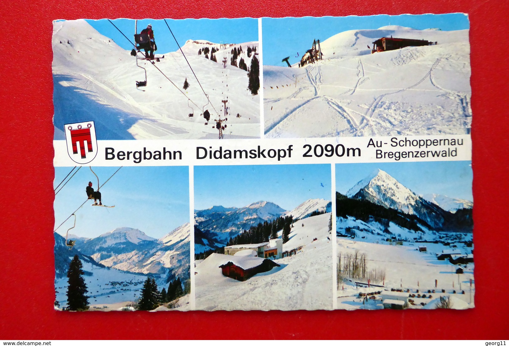 Bergbahn Seilbahn Diedamskopf - Au Schoppernau Bregenzerwald Österreich Vorarlberg Winter 1968 - Bregenzerwaldorte